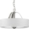 Progress Lighting Kene Collection Brushed Nickel Two-Light Semi-Flush Convertible P350098-009 - alternate 3